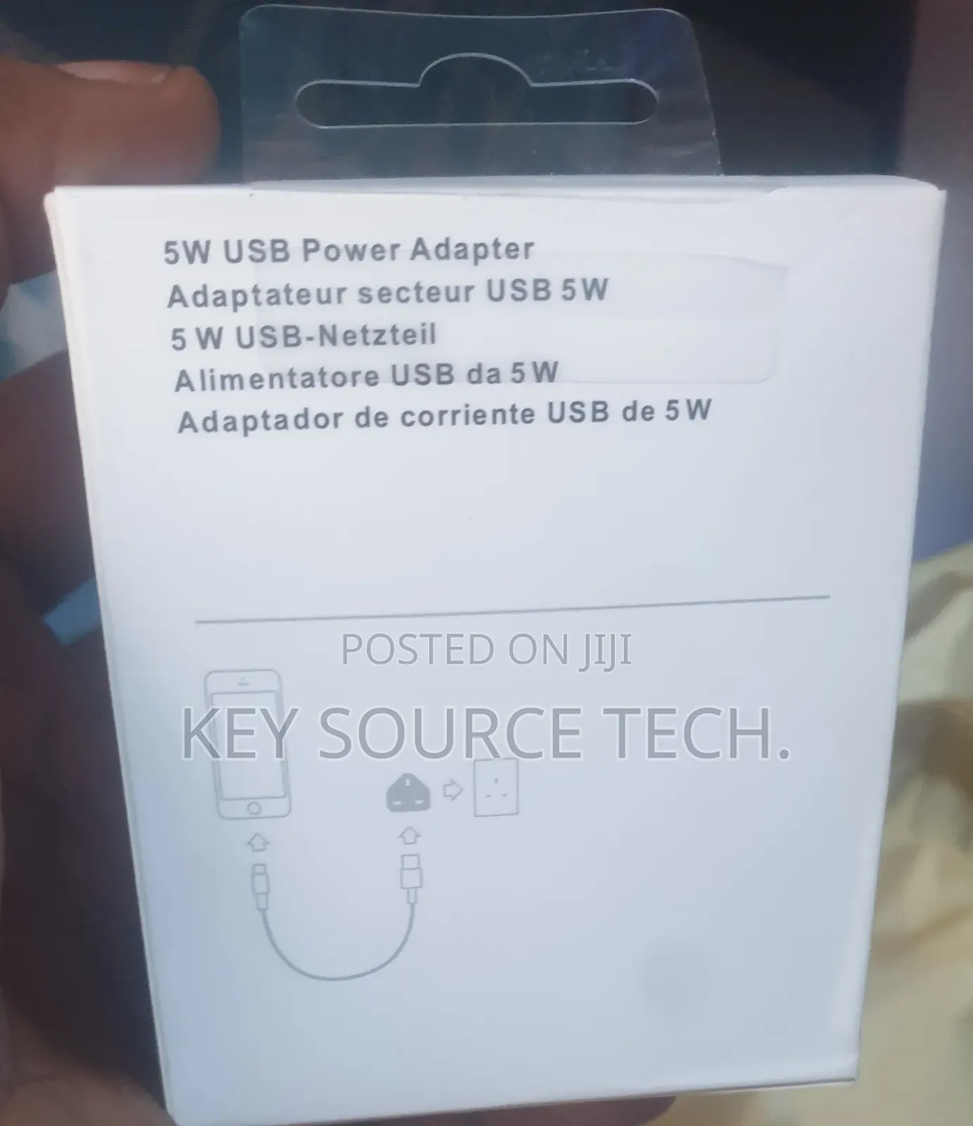 5w iPhone Usb Charger (Head and Cable)