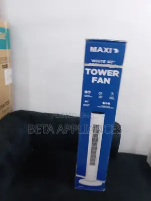 Maxi White Tower Fan – Quiet and Efficient
