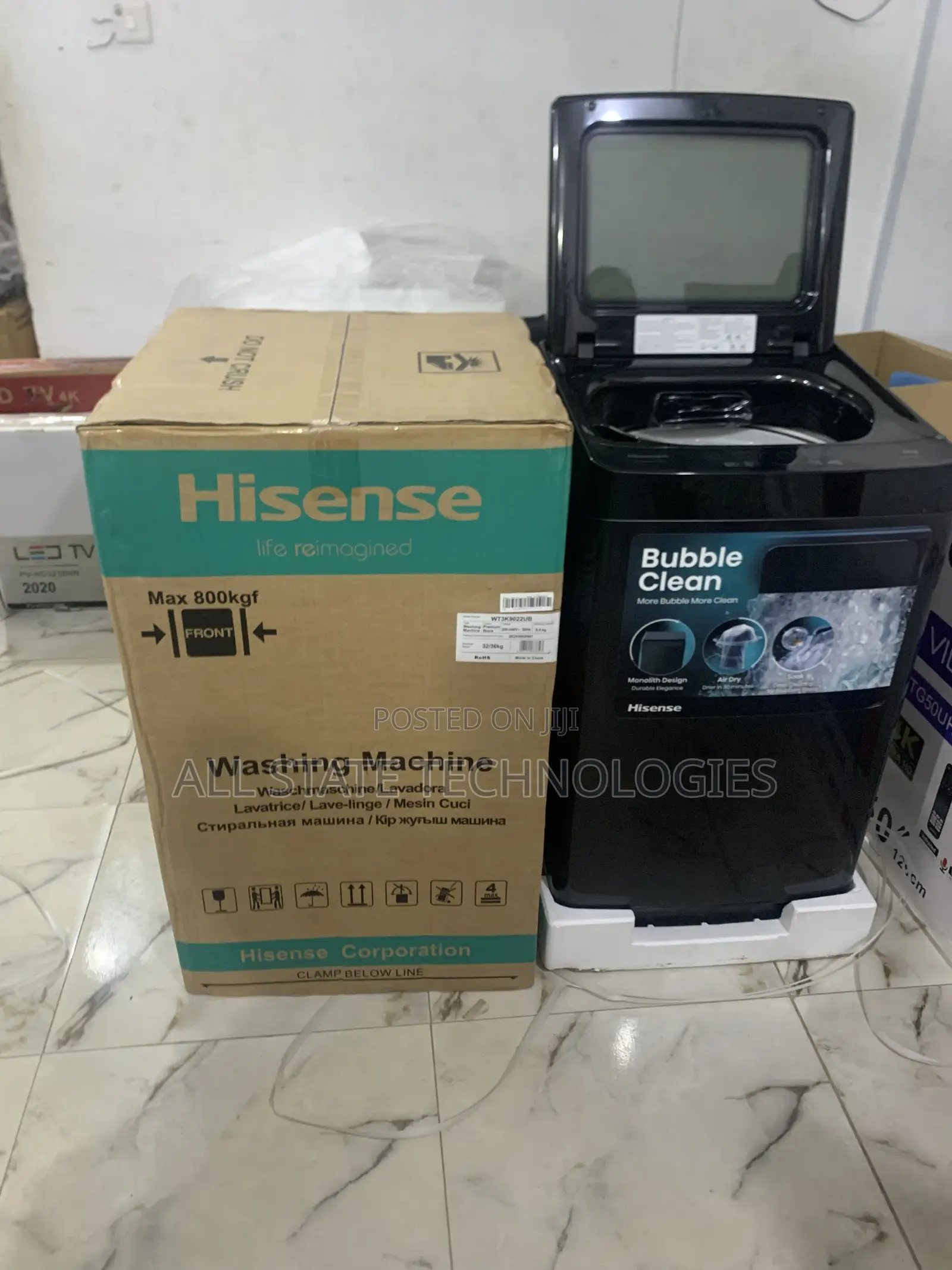 Hisense 9kg Automatic Washing Machine – Low Power Use