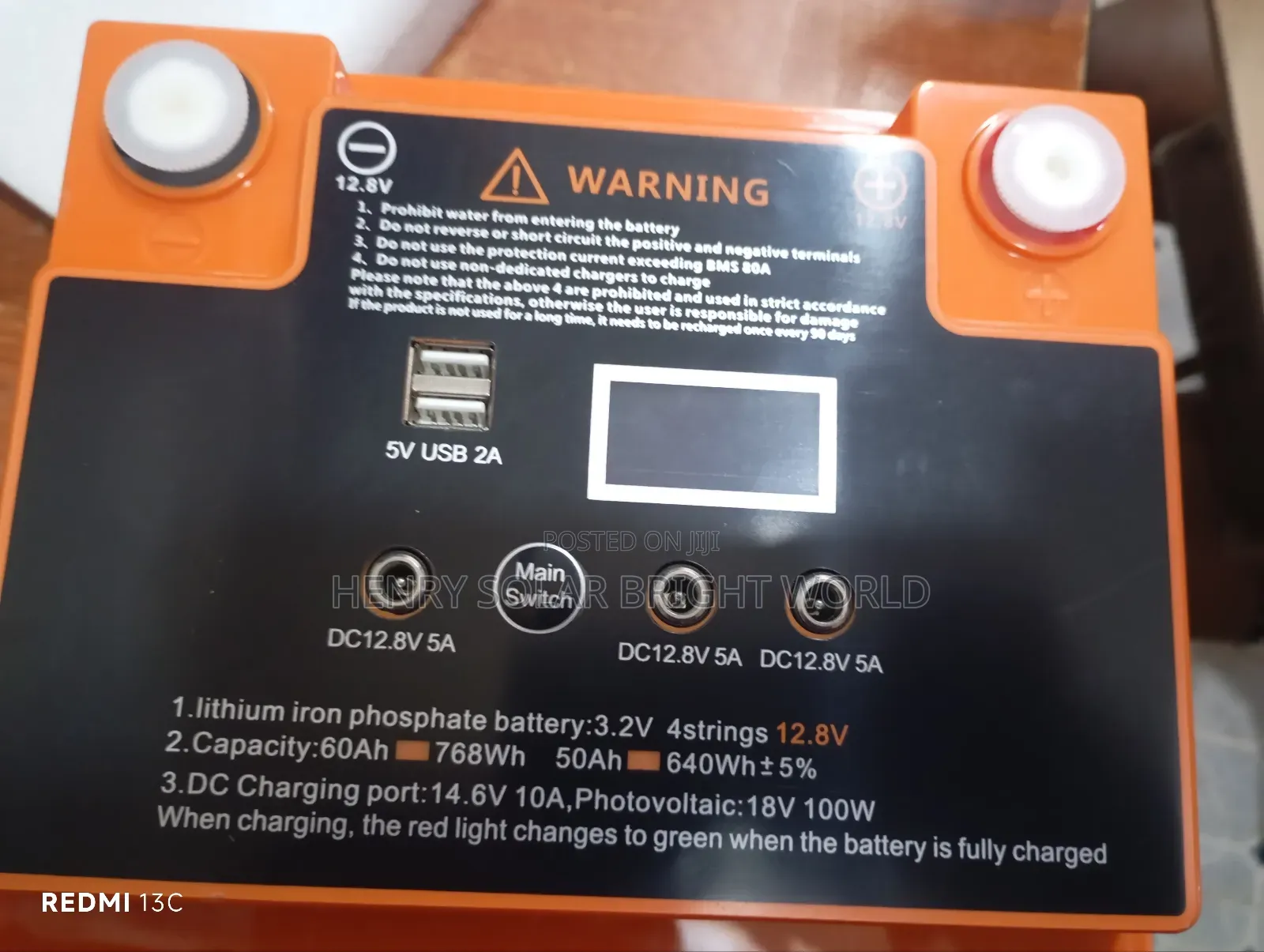 Feisun 60ah 12.8v Lithium (With Battery Jumper)