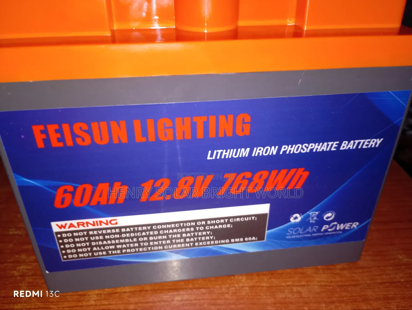Feisun 60ah 12.8v Lithium (With Battery Jumper)