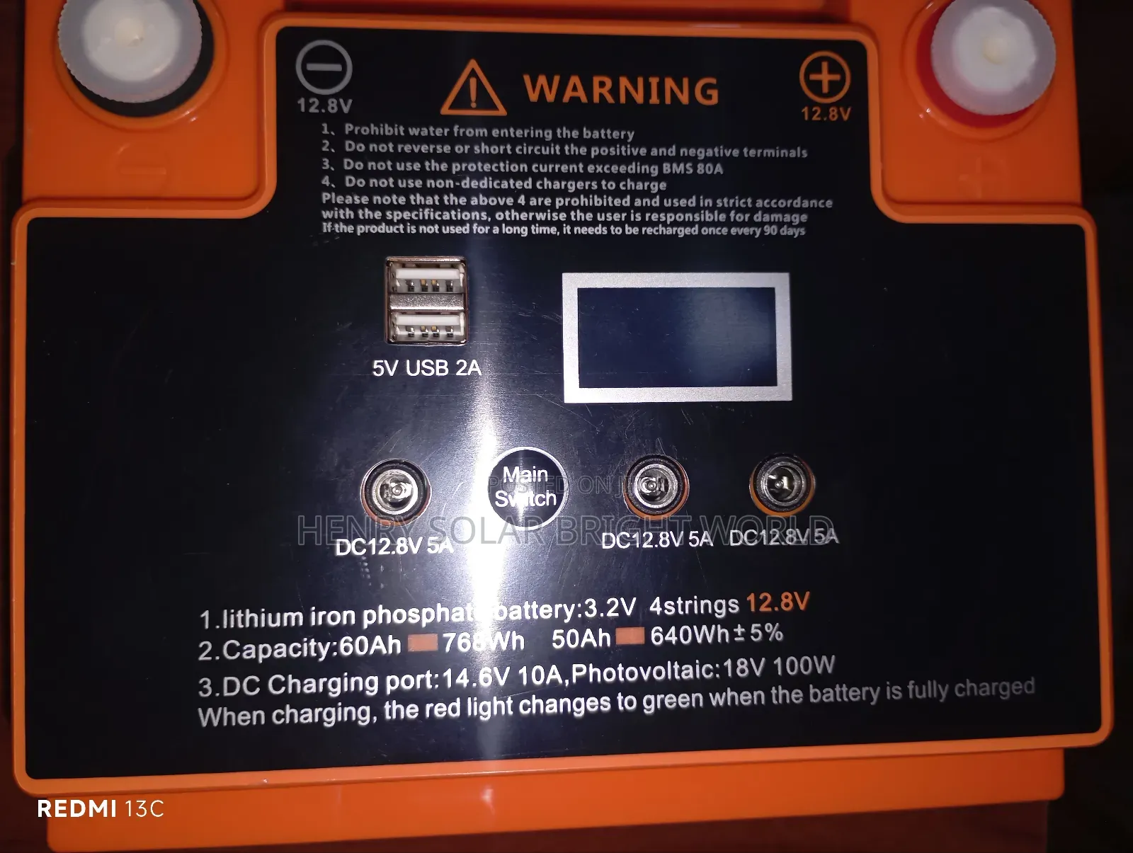 Feisun 60ah 12.8v Lithium (With Battery Jumper)