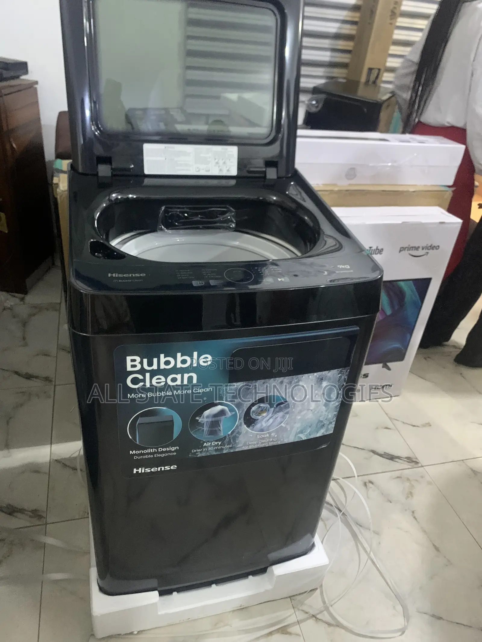 Hisense 9kg Top Loader – Smart Wash Modes