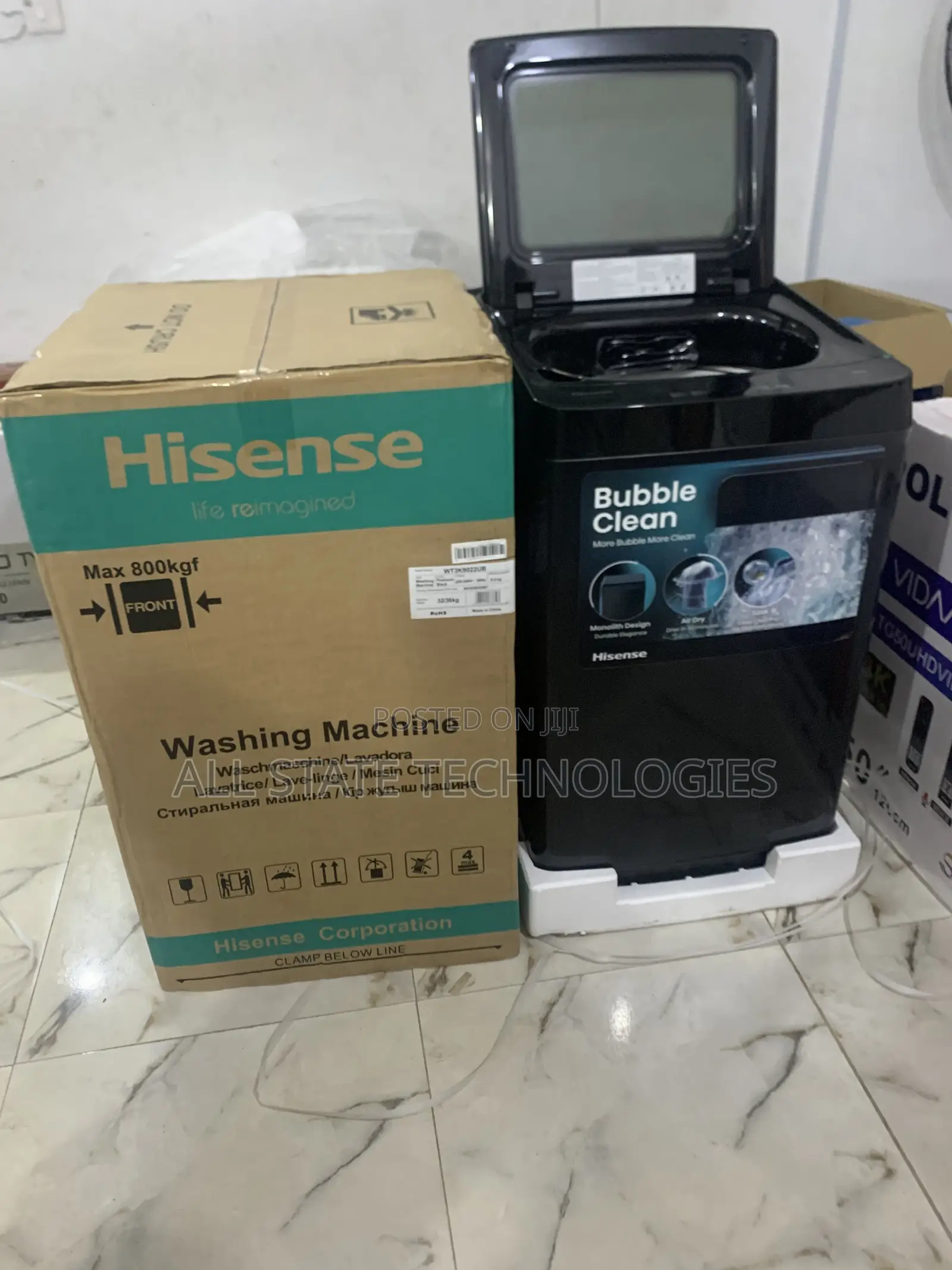 Hisense 9kg Top Loader – Smart Wash Modes