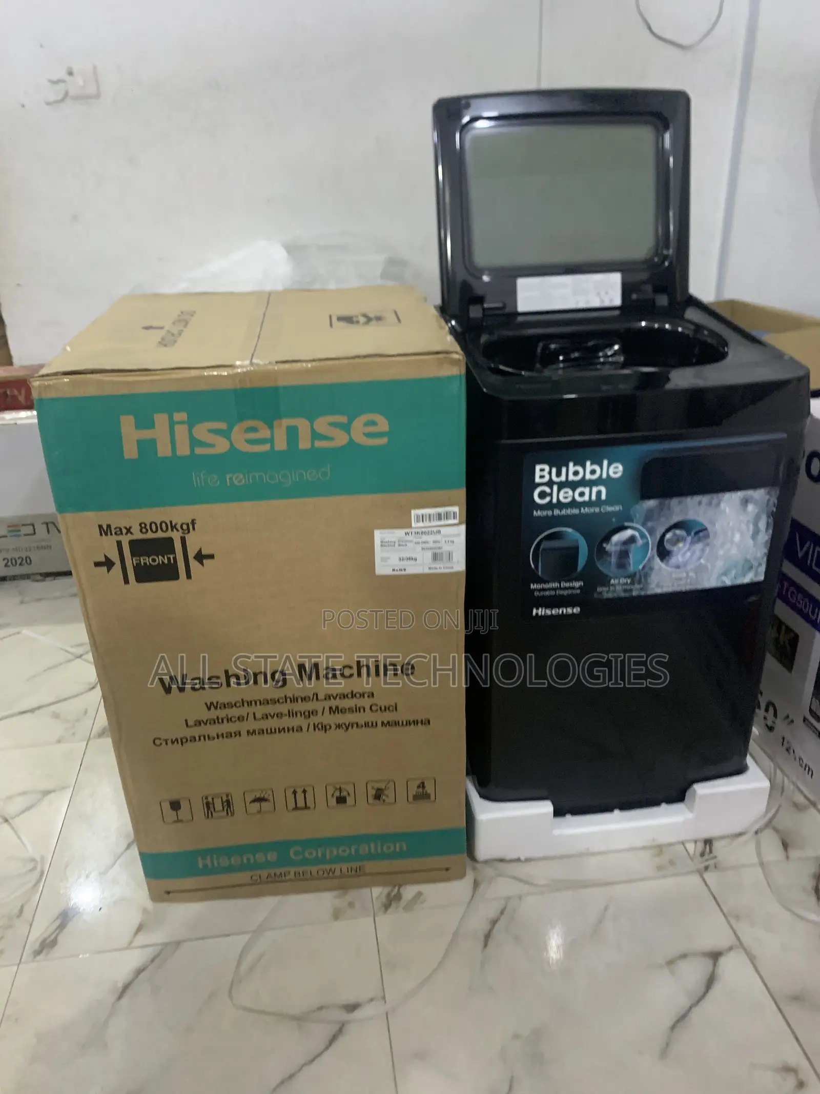 Hisense 9kg Automatic Washing Machine – Compact Design