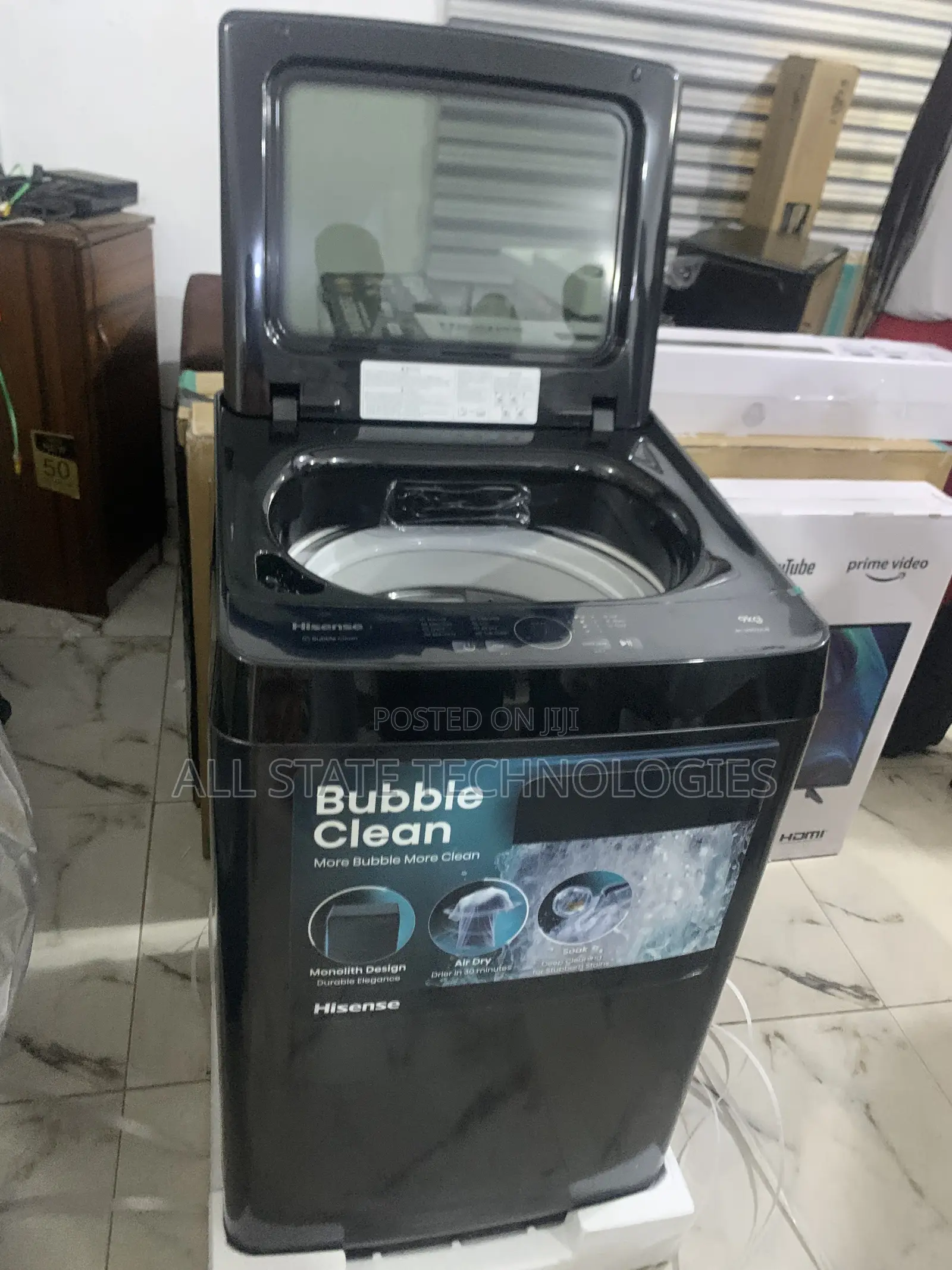 Hisense 9kg Washing Machine – Easy Drain and Spin
