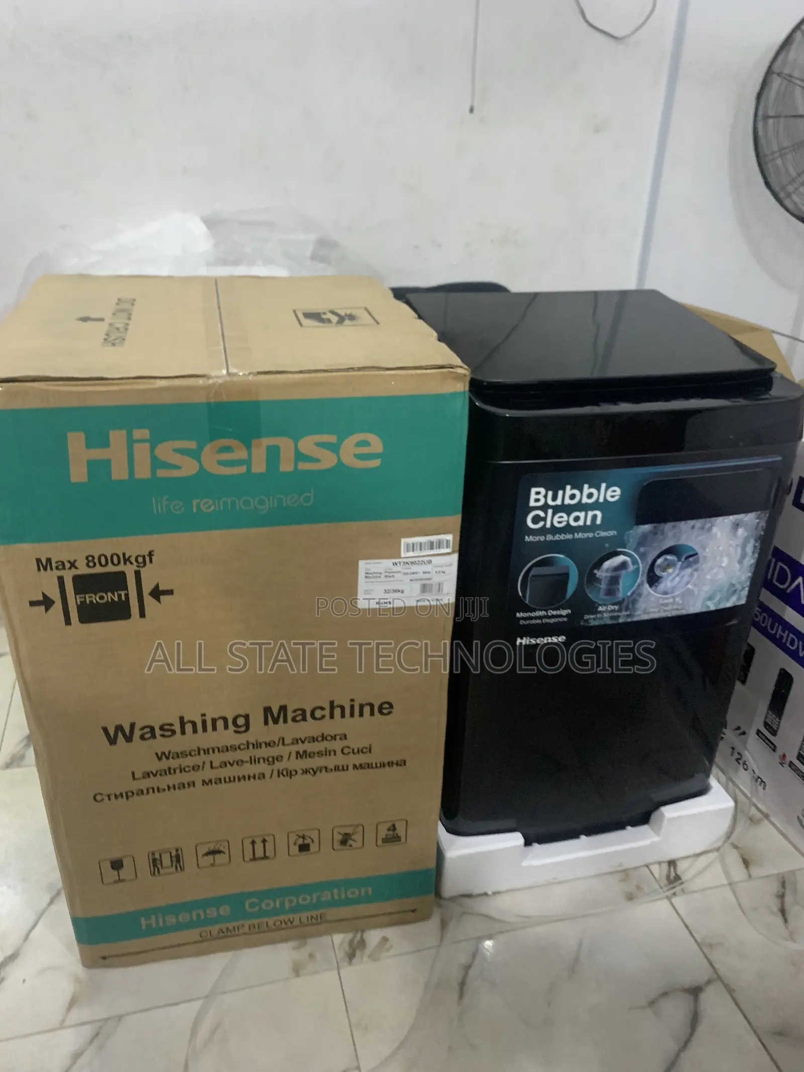 Hisense 9kg Washing Machine – Easy Drain and Spin