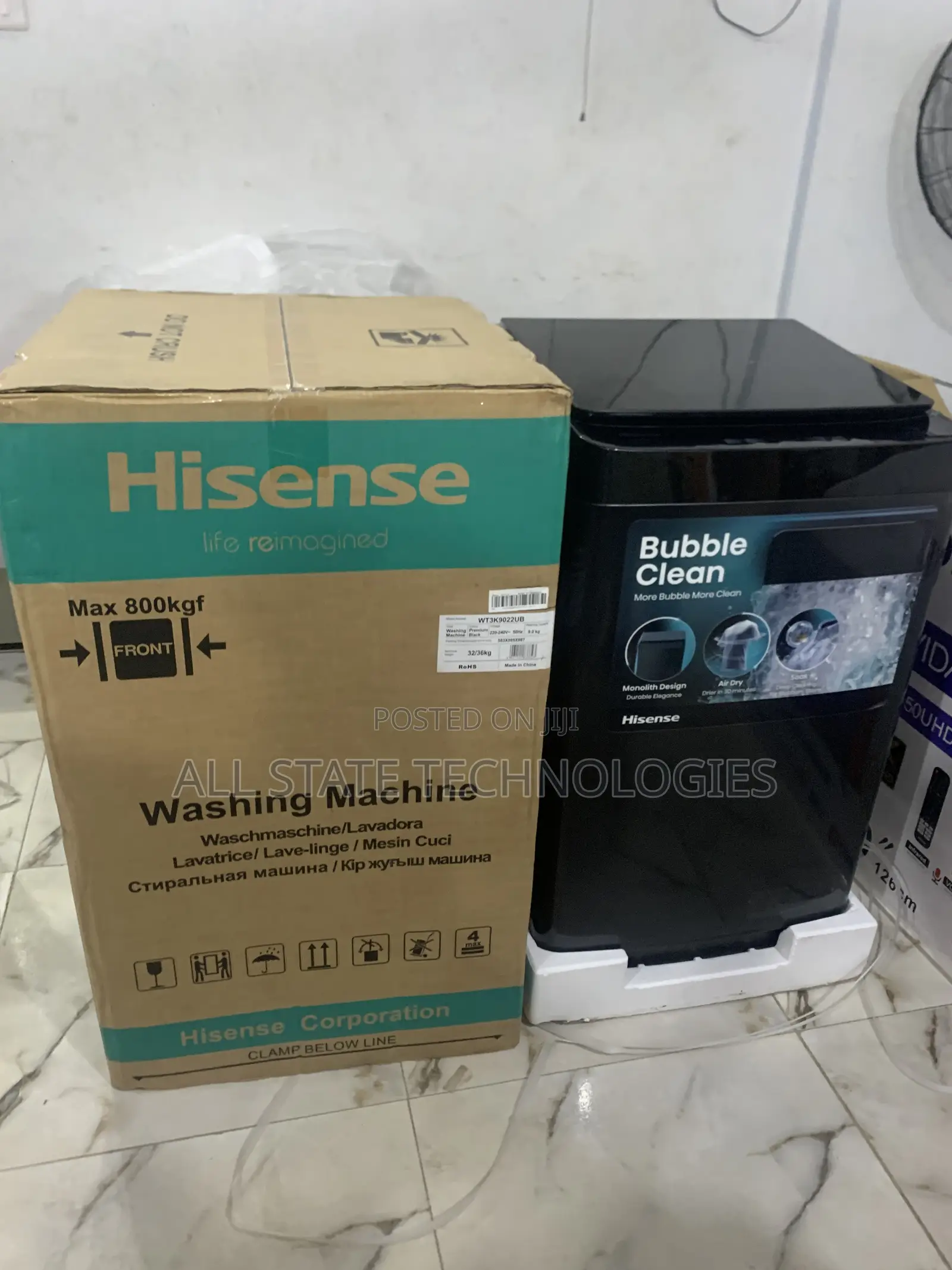 Hisense 9kg Top Loader – Gentle Spin Fast Dry