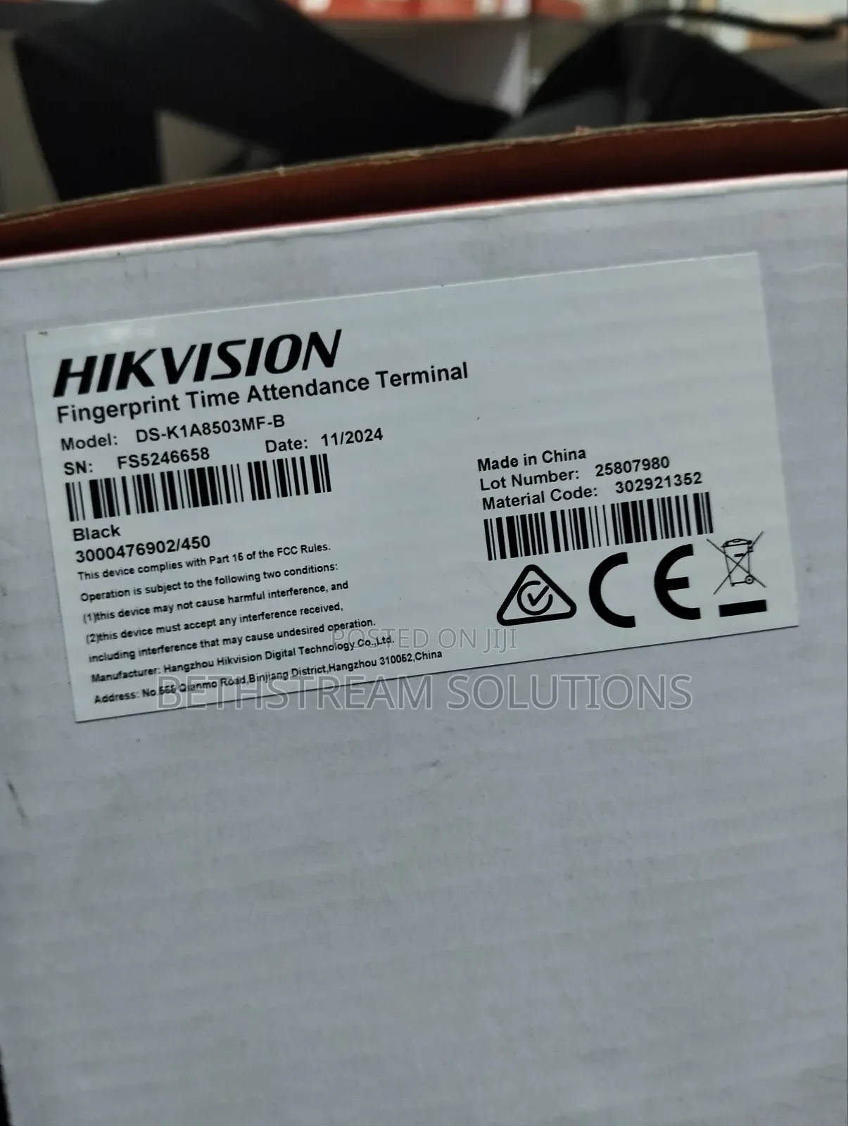 Hikvision Fingerprint Time and Attendance Terminal