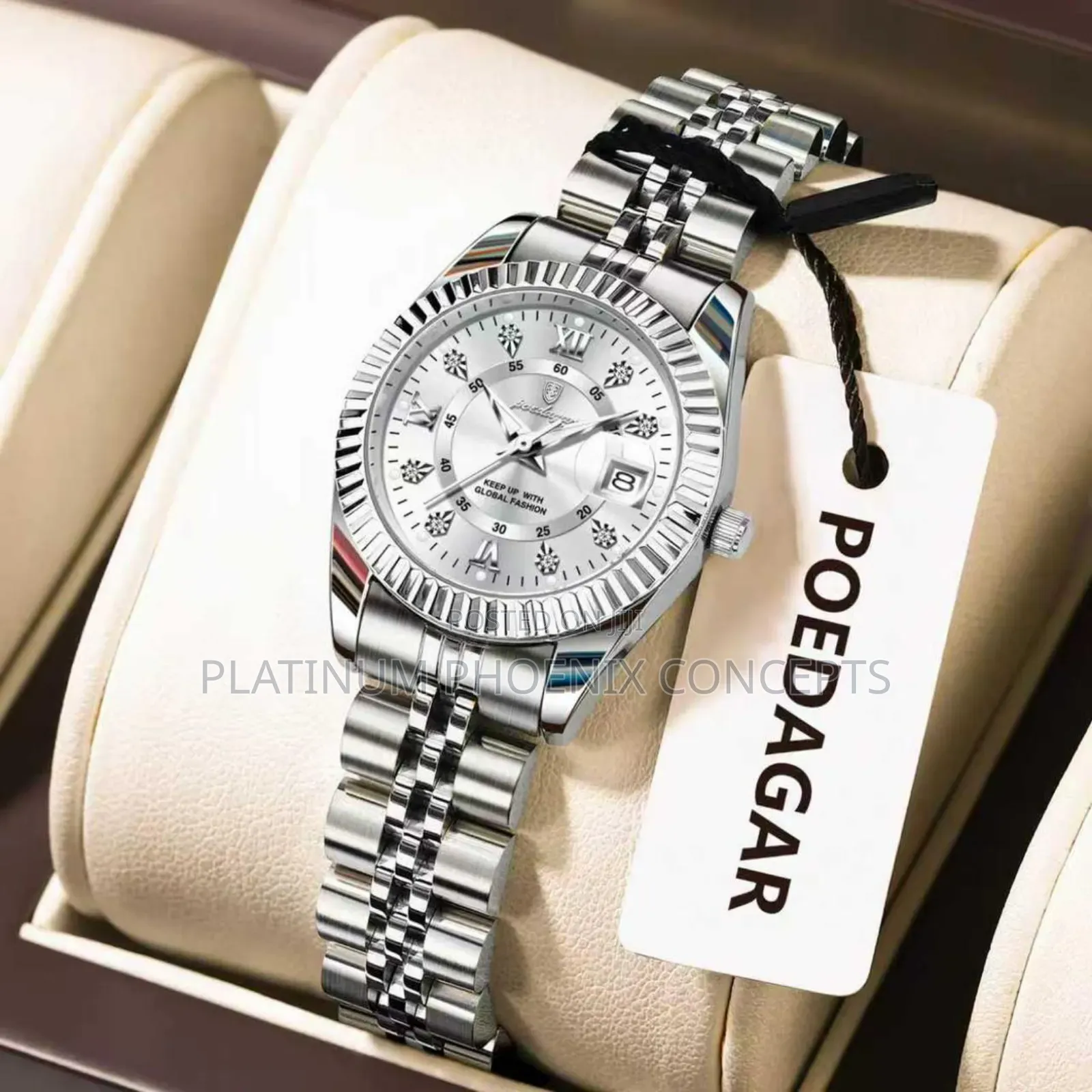 Poedagar Wristwatch (Female Chain Hand ) Full Boxed