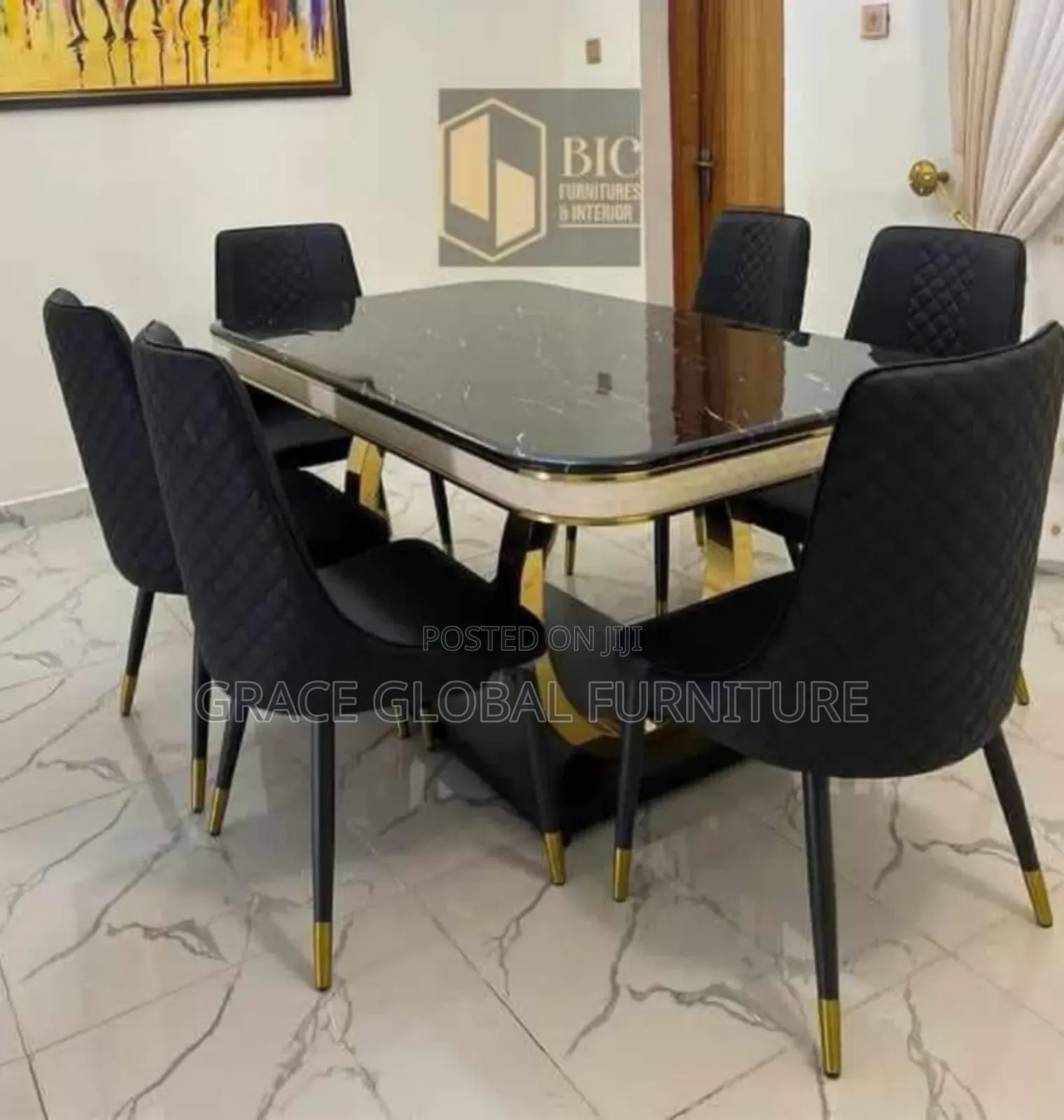 Dinner Table With 6 Chairs