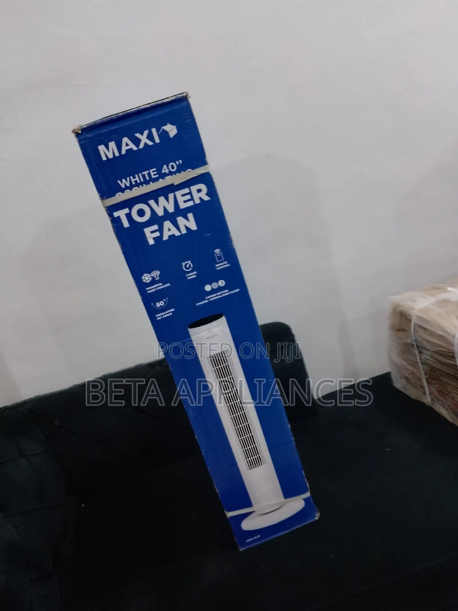 Maxi Tower Fan – Compact Cooling Power