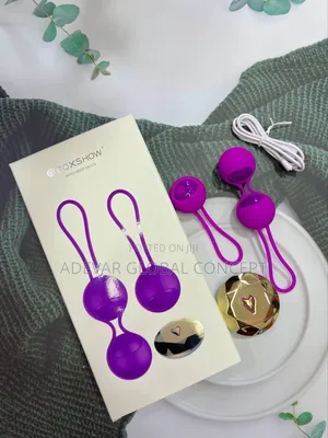 Foxshow Vibrating Kegel Balls With Remote Control Women Sex Toy