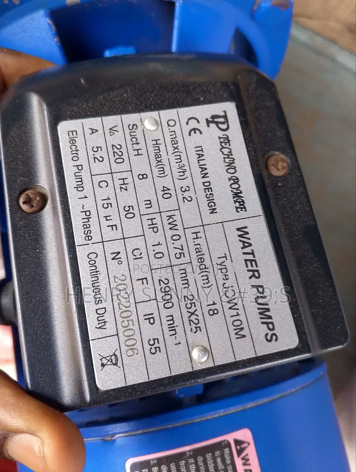 Water Pump 220v