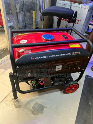4.5kva Maxmech Generator {One Year Guarantee And Payment On Delivery}