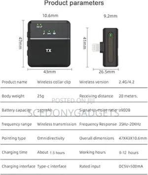Wireless Mic Sx8