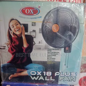 18" Ox Electrical Wall Mount Fan