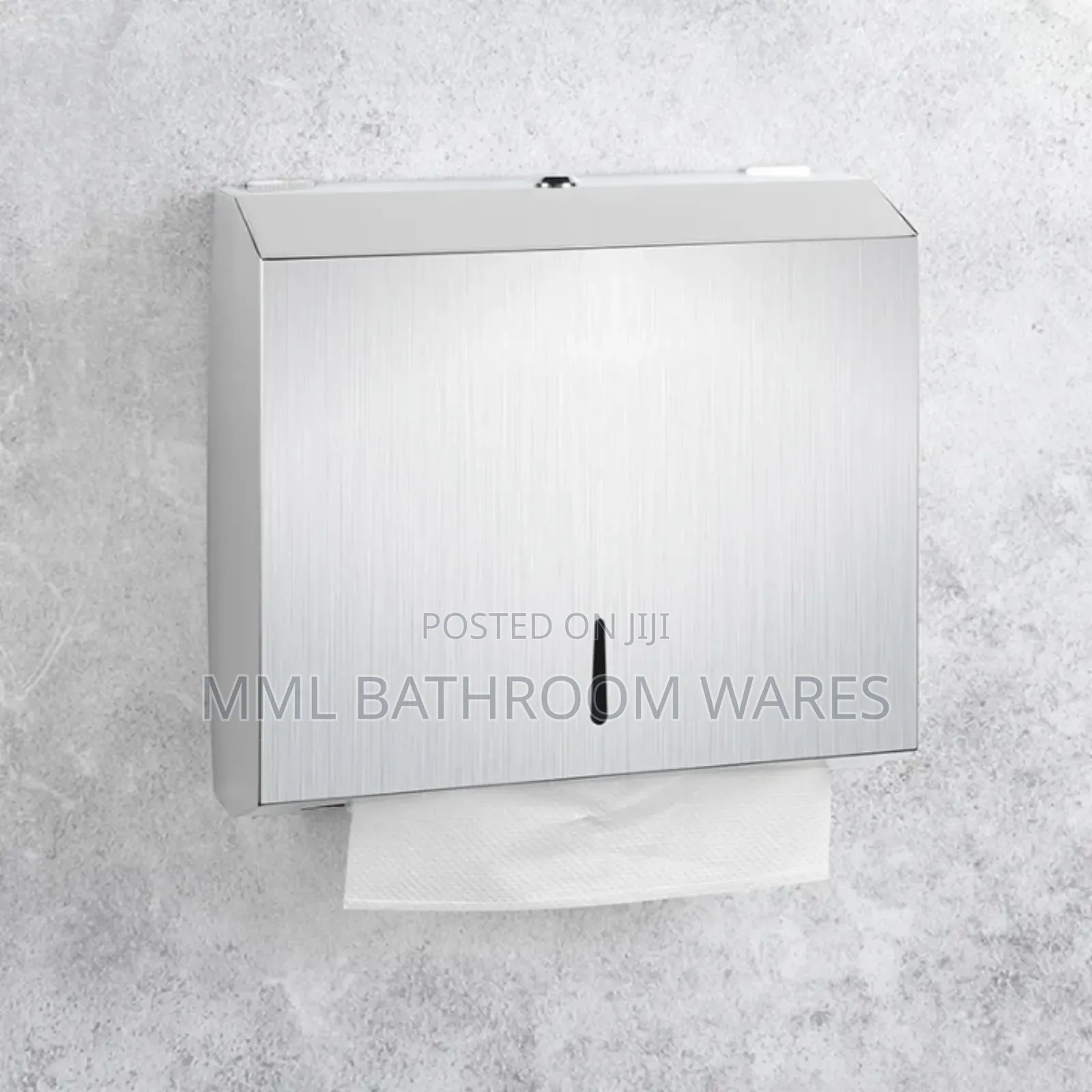304 Lockable Wall Mount Stainless Steel Commercial Tissue Dispenser