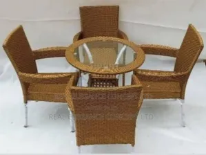 High Quality Modern Rattan Outdoor Table With Chairs