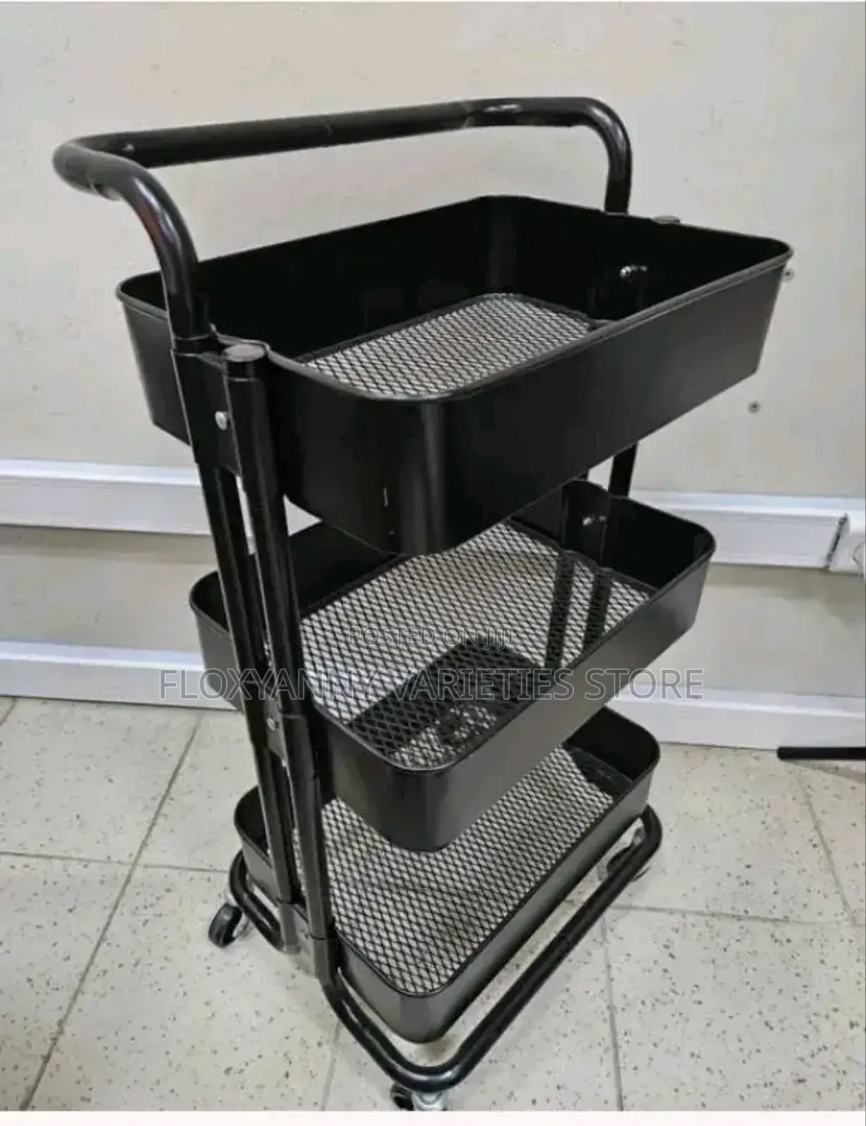 3tier Multipurpose Storage Trolley