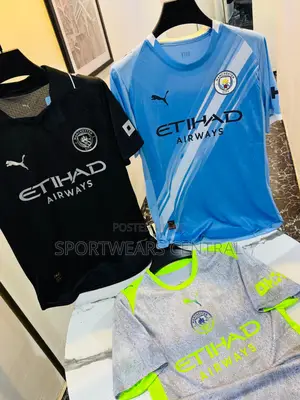 Manchester City Home, Away and Third Jersey