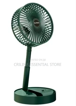 Desk Foldable Fan Usb Strong Wind 3 Gear Adjustable