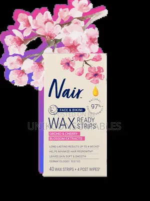 Nair Wax Ready-strips For Face & Bikini & Legs & Body 40 Wax Strips