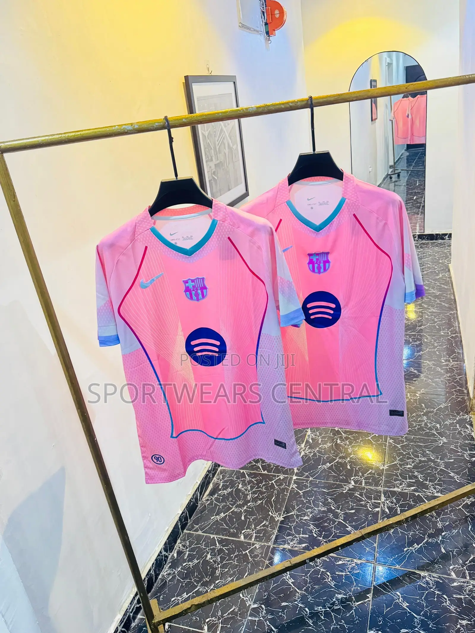 Barcelona Pink Jersey