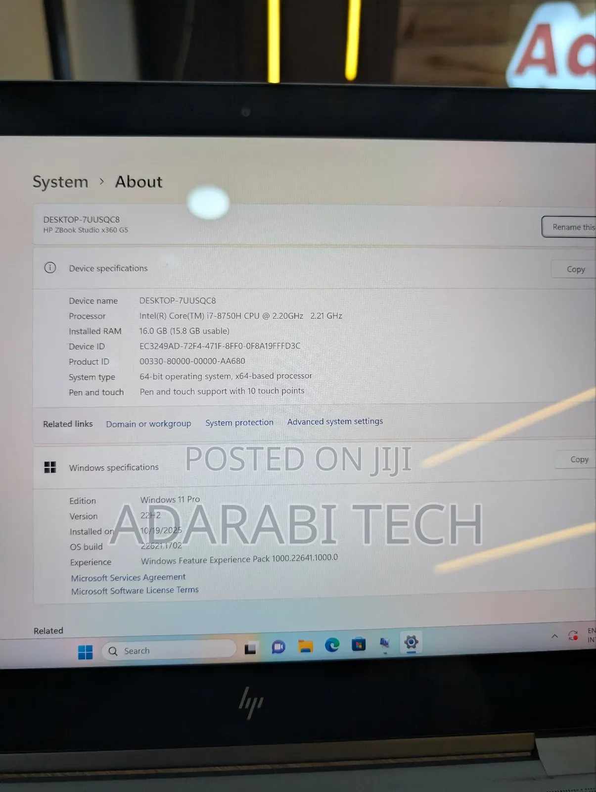 Laptop HP ZBook Studio G5 16GB Intel Core I7 SSD 512GB