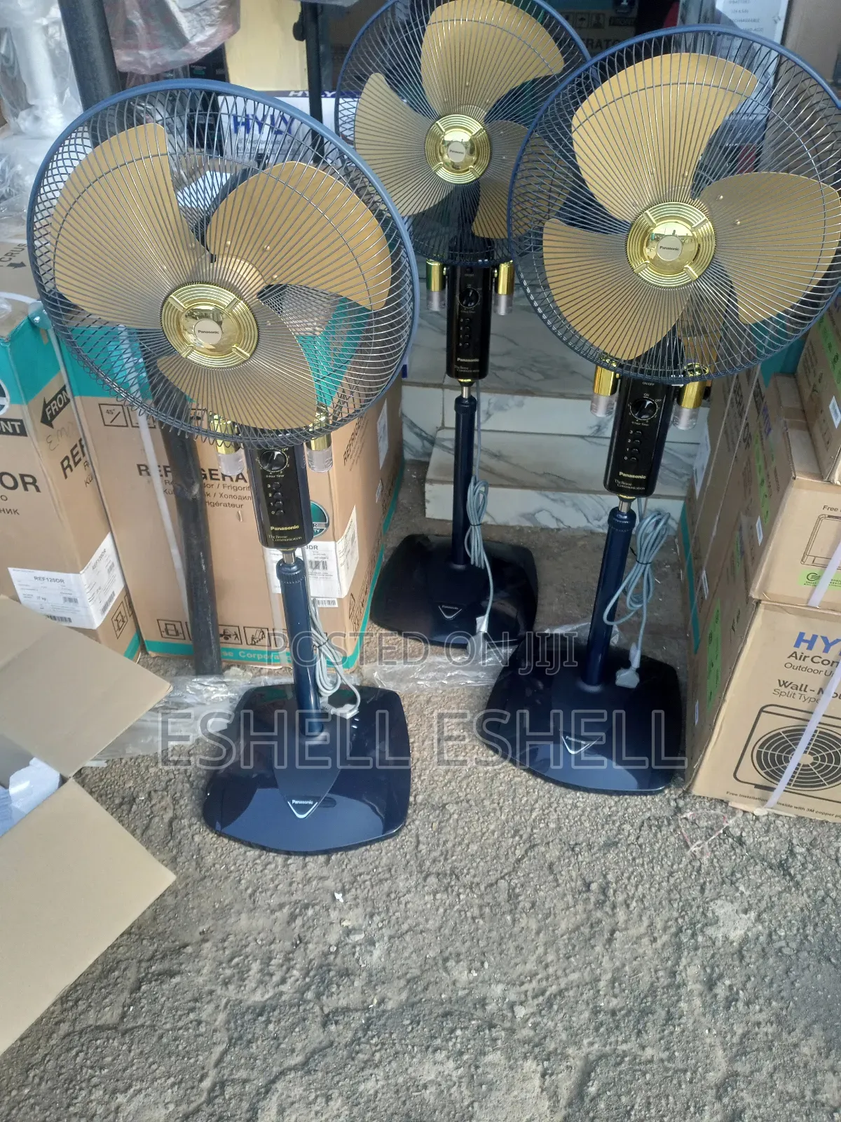 Panasonic Standing Fan With Twin Bulb