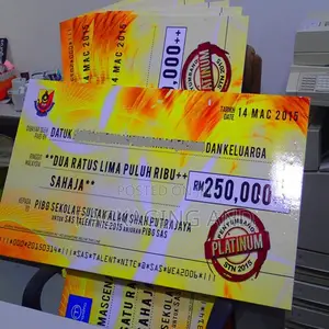 Printed Dummy Cheque
