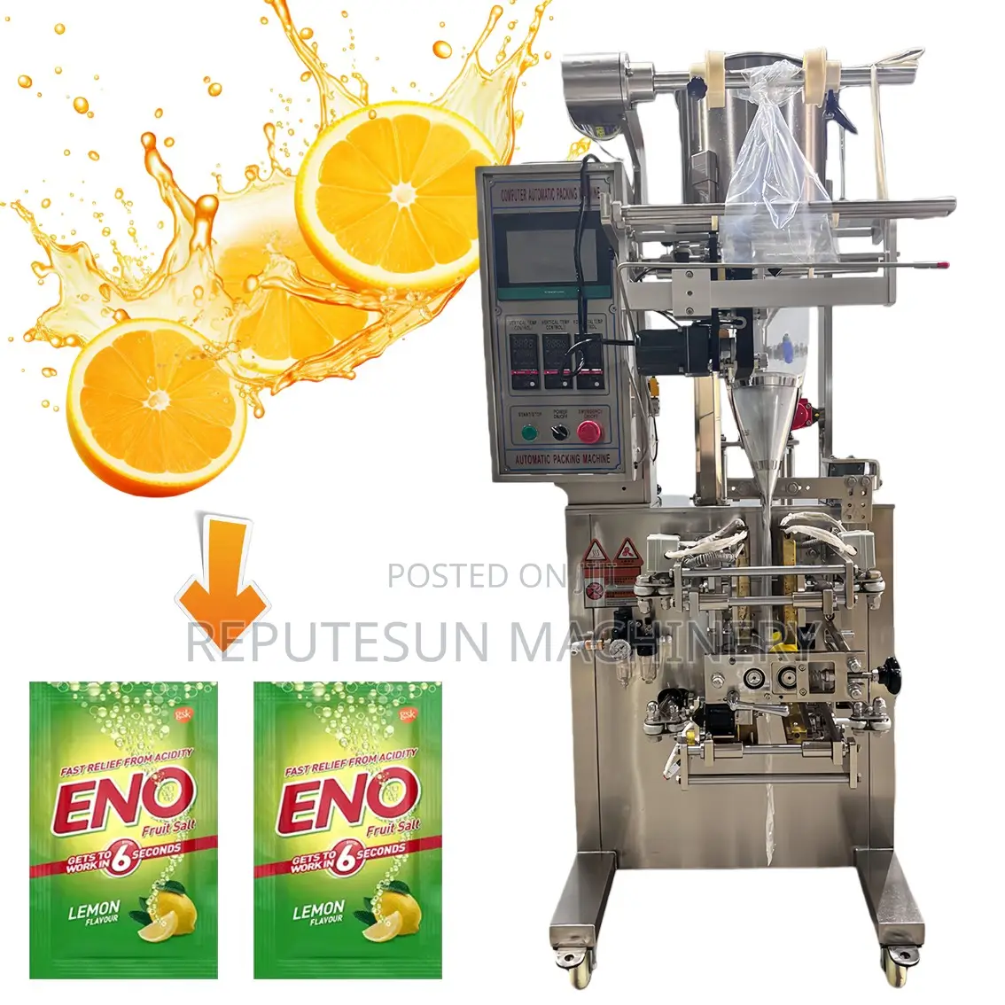 Lemon Sachet Liquid Packaging Machine