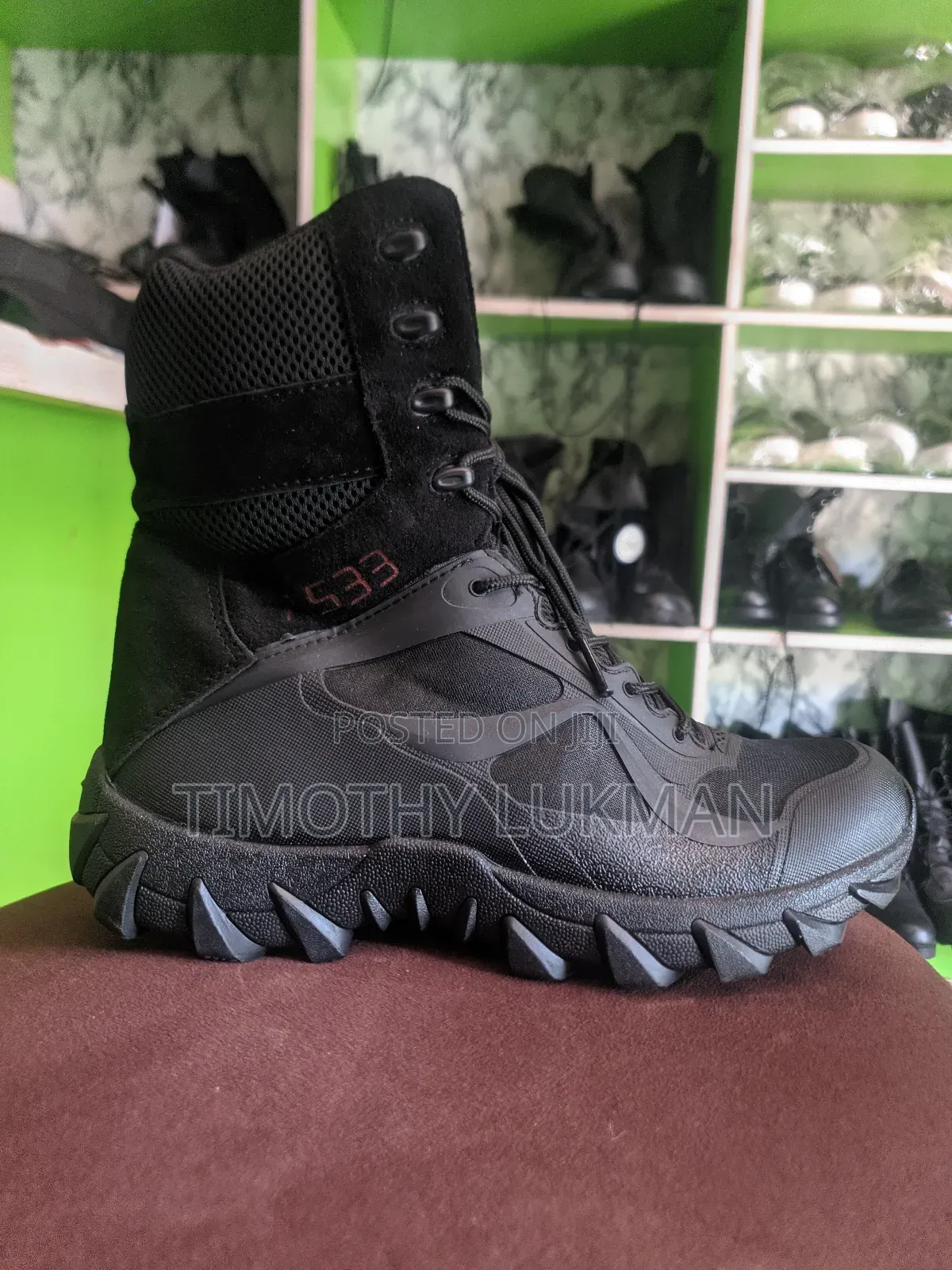 As33 Tactical Canvas Boot