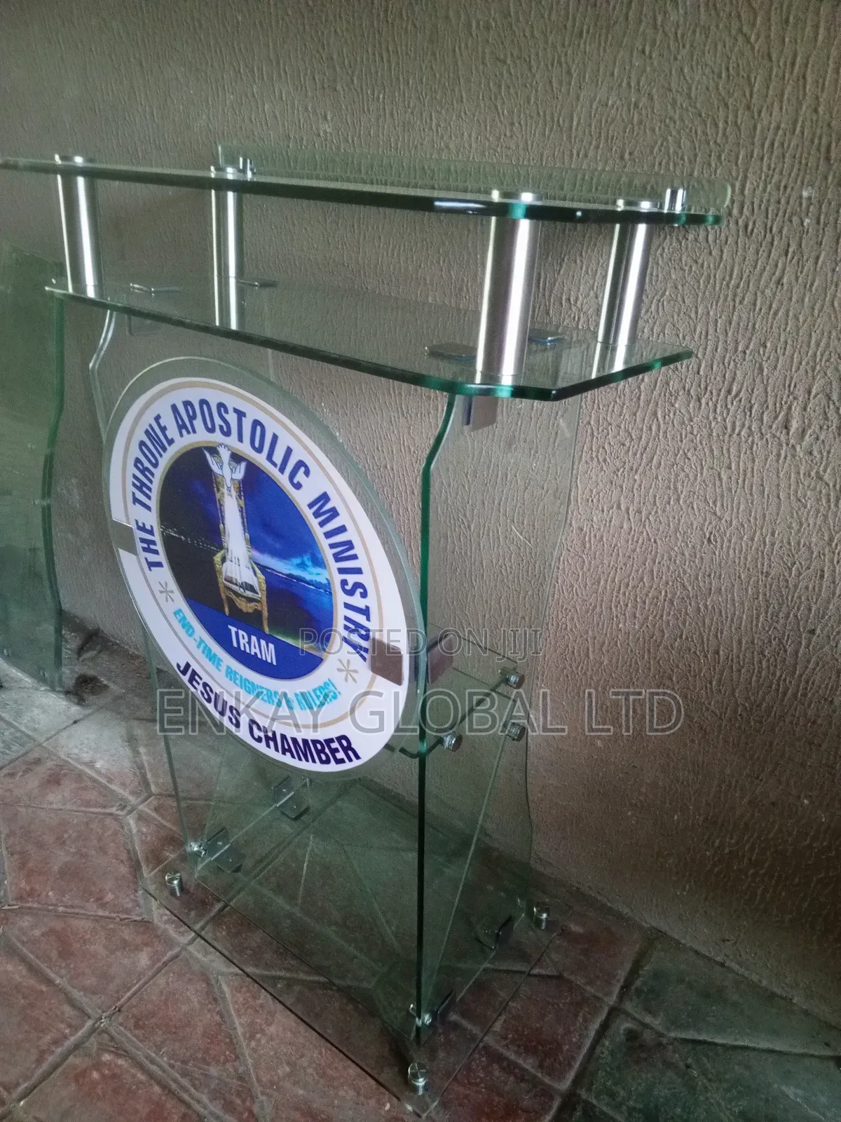 Modernized Glass Church Pulpit