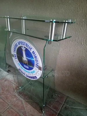 Modernized Glass Church Pulpit