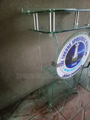 Foreign Glass Step Church Pulpit