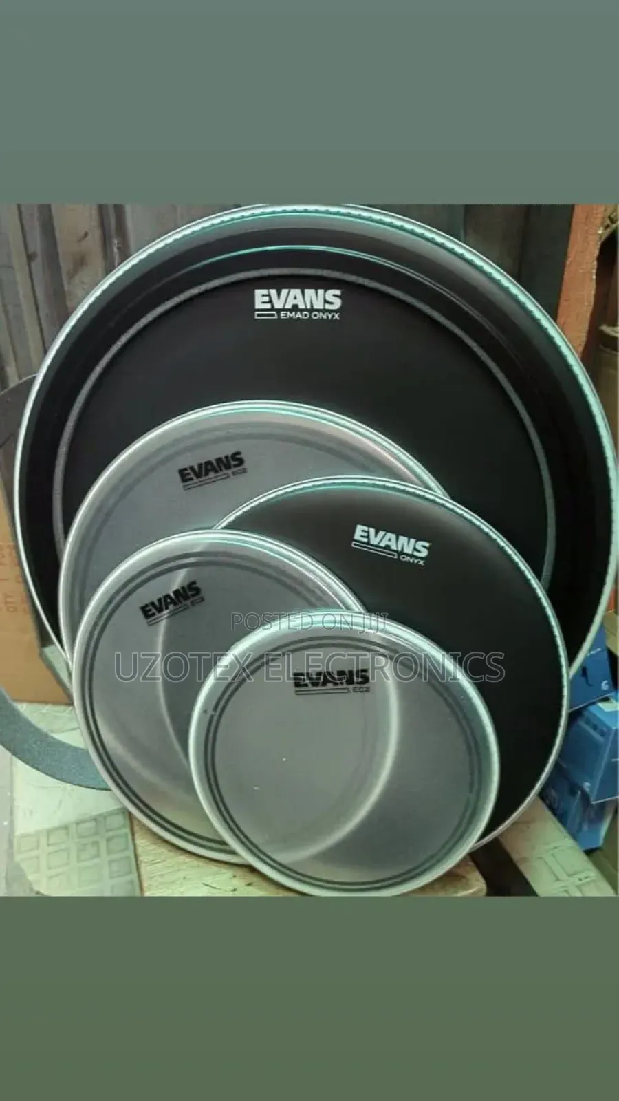 Evans Quality Standard Drum Velon Complete Set