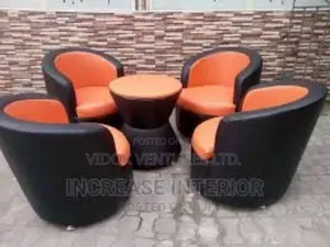 Buck Single(4) Chairs With Center Table for Homes and Hotel