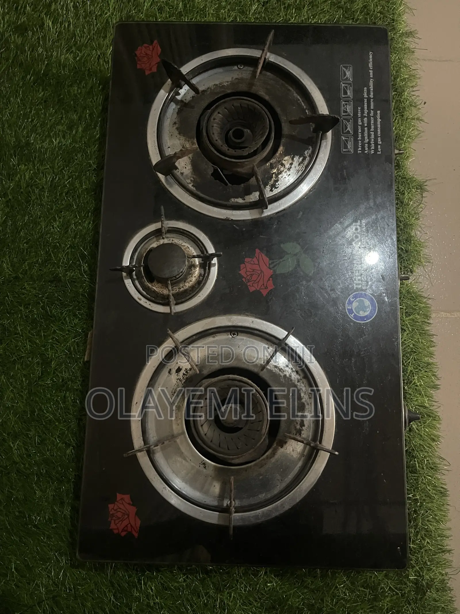 3 Face Table Top Cooking Gas