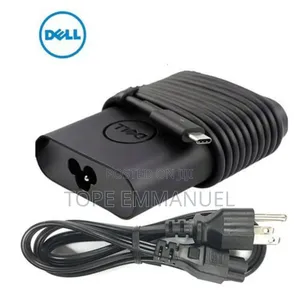 Dell Laptop Charger Adapter 65w Watt Usb Type C + Power Cord
 