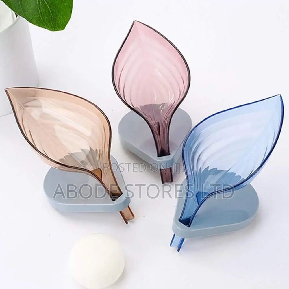 Leaf Shape Self Drain Soap Dish Soap Holder