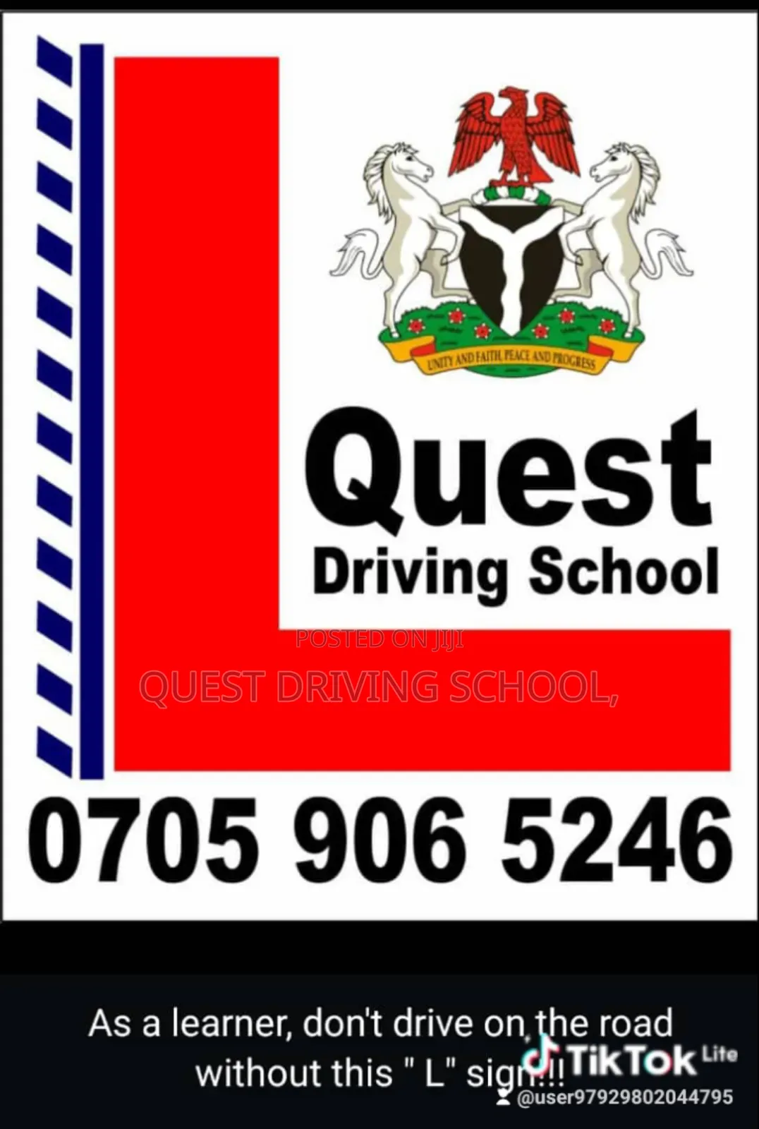 Driving School Training, Processing of Driver License, Vehicle Papers
