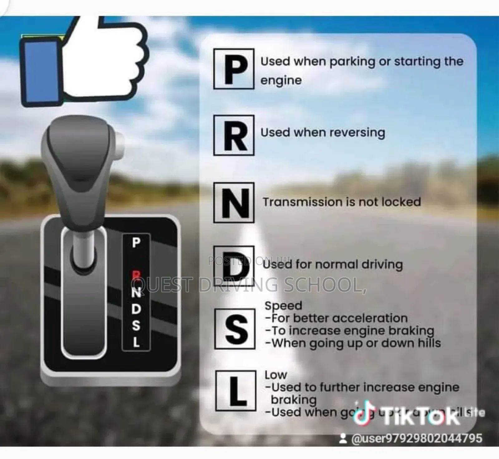 Driving School Training, Processing of Driver License, Vehicle Papers