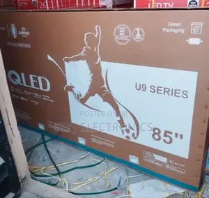 85" Qled Hisense Smart 4k Uhd Tv + Netflix + Youtube + Warranty (New)