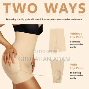 Abdominal Tummy Control Shorts With Removable Hip Pads