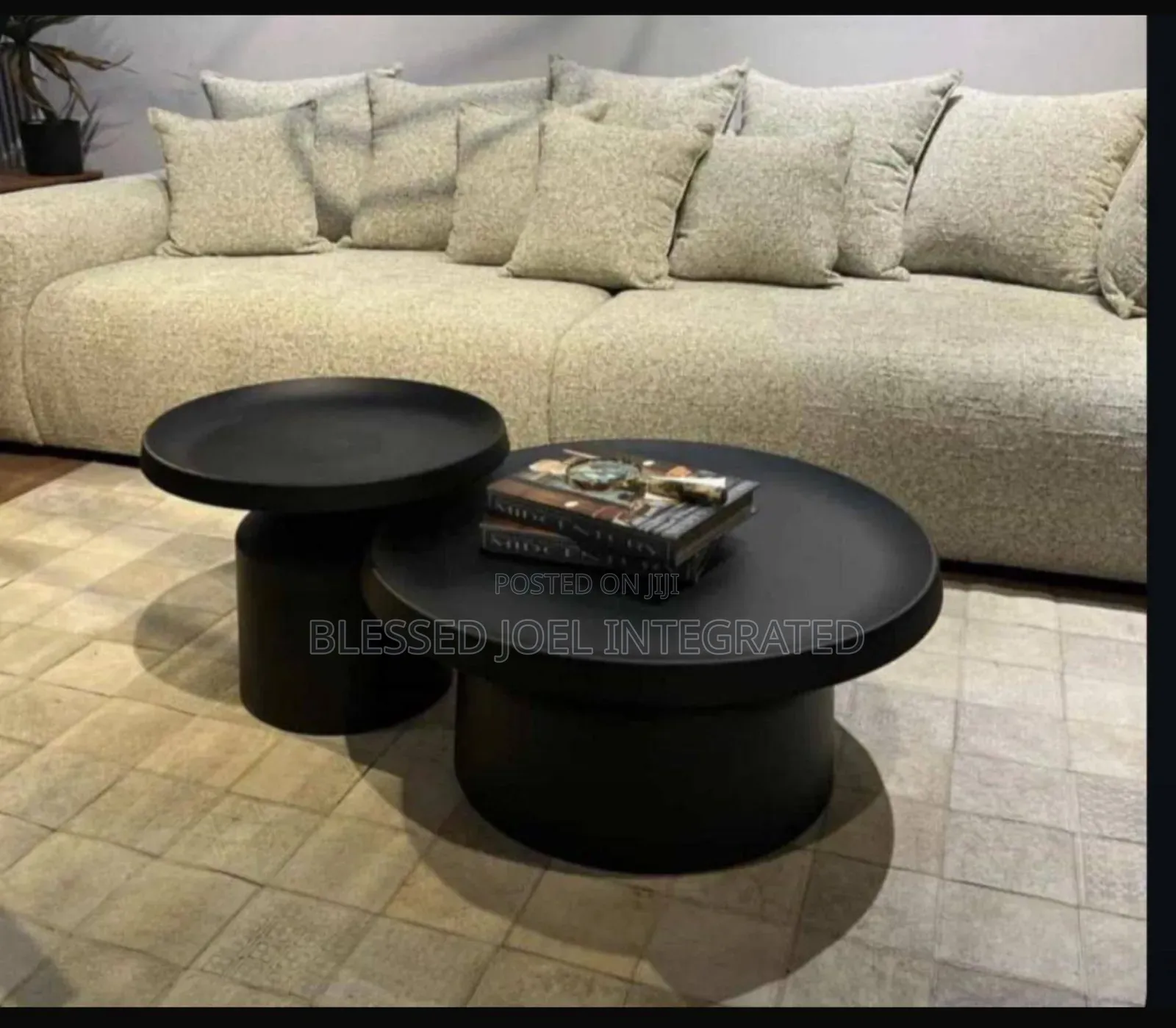 Black 2 in 1 Centre Table