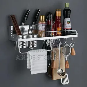 Kitchen Multi Purpose Wall Mount Organizer Hanger