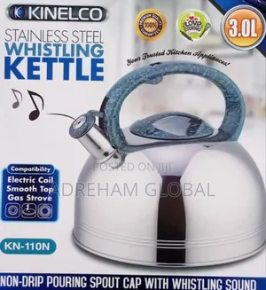 Kinelco 3l Whistling Kettle Stainless Steel