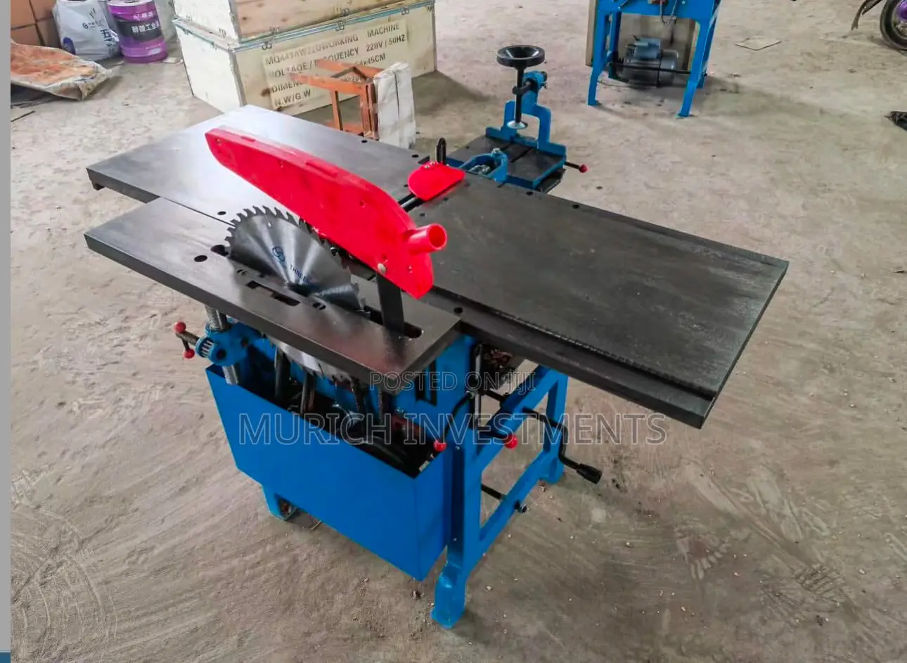 14” Multifunction Woodworking Table Saw Machine With Planer Mortiser