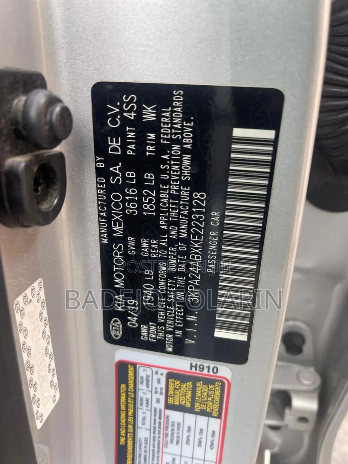 Kia Rio LX 2020 Silver
